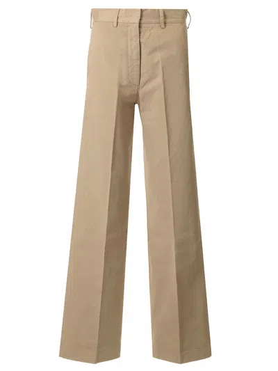 FORTE FORTE SOFT COTTON TWILL TROUSERS
