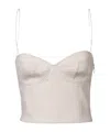 Forte Forte Spaghetti Strap Camisole In Neutral