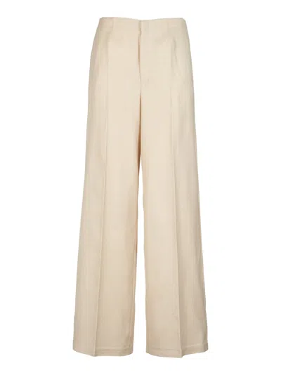 FORTE FORTE STRAIGHT CONCEALED TROUSERS