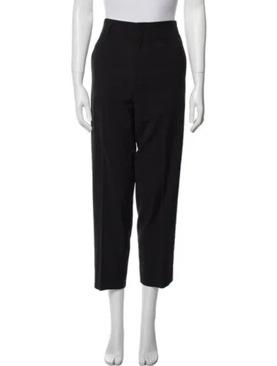 Pre-owned Forte Forte Straight Leg Pants In Black