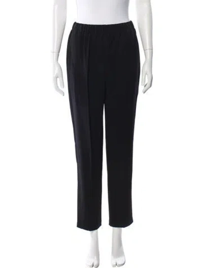 Pre-owned Forte Forte Straight Leg Pants In Black