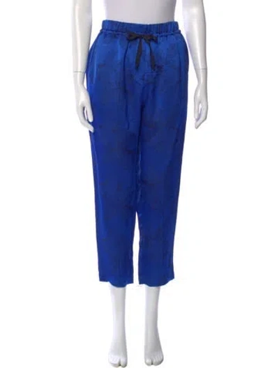 Pre-owned Forte Forte Straight Leg Pants In Blue