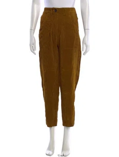 Pre-owned Forte Forte Straight Leg Pants In Brown