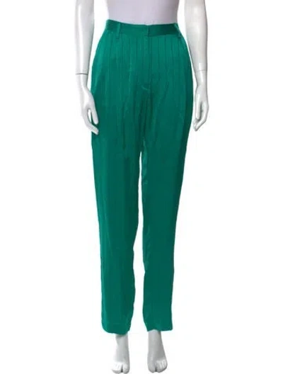 Pre-owned Forte Forte Straight Leg Pants In Green
