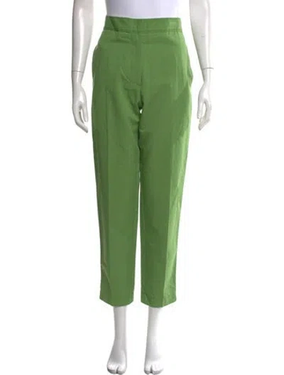 Pre-owned Forte Forte Straight Leg Pants In Green