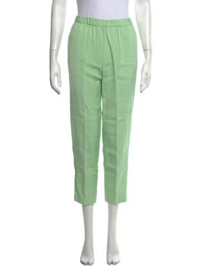 Pre-owned Forte Forte Straight Leg Pants In Green