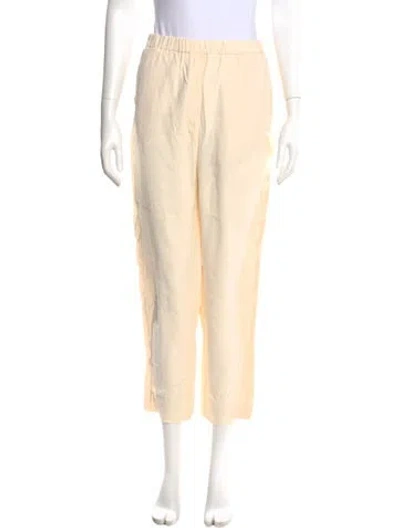 Pre-owned Forte Forte Straight Leg Pants In Neutral