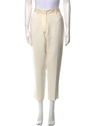 Pre-owned Forte Forte Straight Leg Pants In Neutral