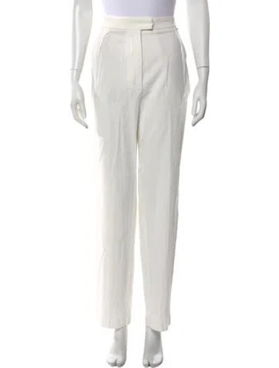 Pre-owned Forte Forte Straight Leg Pants In Neutral