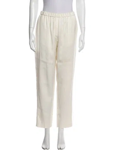 Pre-owned Forte Forte Straight Leg Pants In Neutral