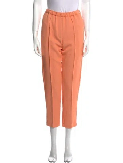 Pre-owned Forte Forte Straight Leg Pants In Orange