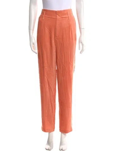 Pre-owned Forte Forte Straight Leg Pants In Orange