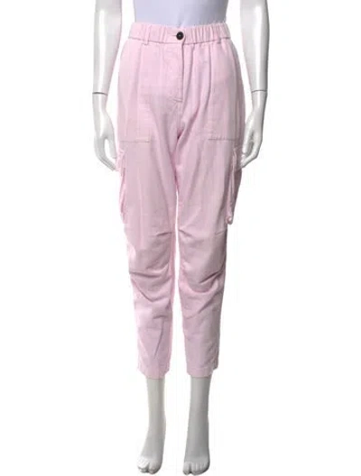 Pre-owned Forte Forte Straight Leg Pants In Pink