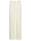 Forte Forte Wide-leg Button-fly Trousers In White