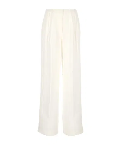 Forte Forte Straight-leg Casual Pants In White