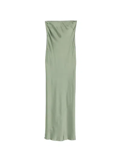 Forte Forte Strapless Maxi Dress In Green