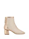 Forte Forte Strass Mesh Ankle Boots In Cipria