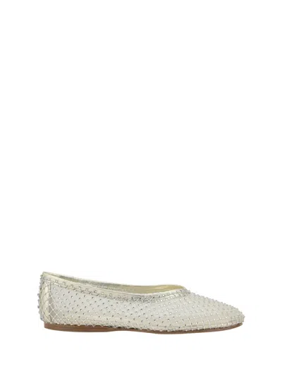 FORTE FORTE MESH BALLERINA WITH RHINESTONES