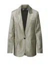 Forte Forte Wool Cloth Jacket Contrasting Velvet Rever