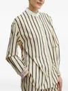 Forte Forte Stripe-pattern Shirt In Neutral