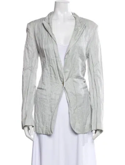 Pre-owned Forte Forte Striped Blazer In Gray