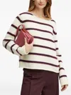 Forte Forte Striped Boat-neck Sweater In Multi