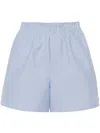 Forte Forte Striped Boxer Shorts In Blue