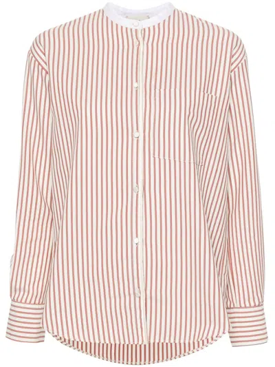 FORTE FORTE STRIPED BUTTON-UP SHIRT