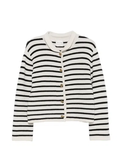 Forte Forte Striped Button-up Cardigan In Multi