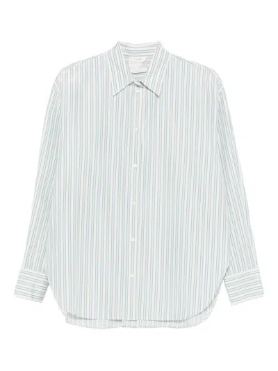 FORTE FORTE FORTE FORTE STRIPED COTTON BLEND SHIRT