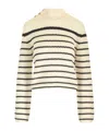 Forte Forte Striped Sweater In White