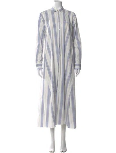 Pre-owned Forte Forte Striped Long Dress In Multi