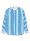 Forte Forte Striped Shirt In Blue