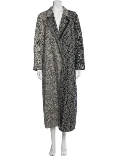 Pre-owned Forte Forte Striped Trench Coat In Multi