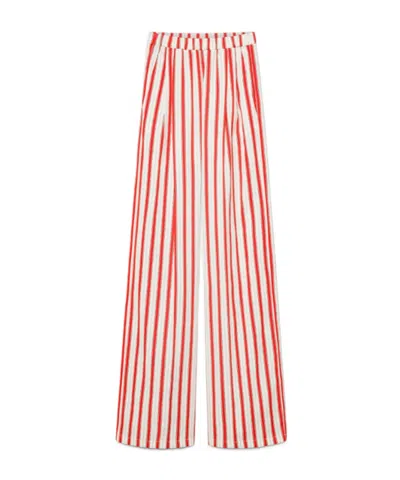 Forte Forte Striped Casual Pants In Multi