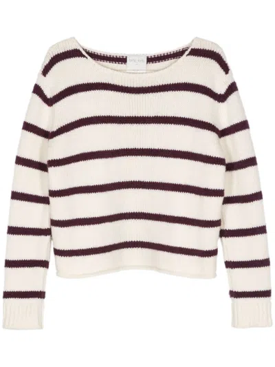 Forte Forte Gestreifter Pullover In Beige