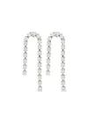 FORTE FORTE STRONG DROP EARRINGS WITH CRYSTALS