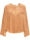 Forte Forte Corduroy Round-neck Blouse