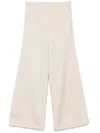 Forte Forte Forte_forte Mercerized Cotton Twill Flared Pants
