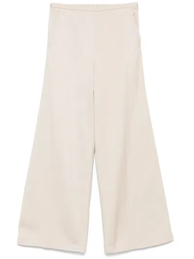 FORTE FORTE FORTE FORTE MERCERIZED COTTON TWILL FLARED PANTS