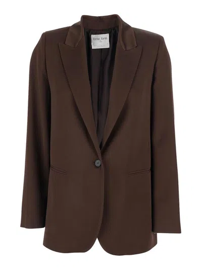 Forte Forte Strong Strong Brown Blazer