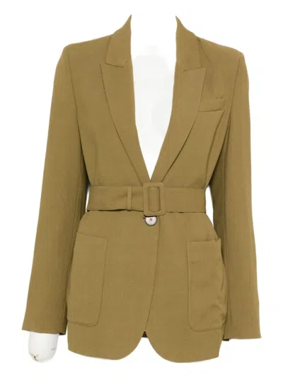 FORTE FORTE STRUCTURED BROWN TAILORED JACKET