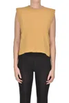 Forte Forte Structured Crepè Top In Mustard