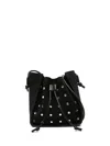 Forte Forte Suede Leather Small Bucket Bag In Black