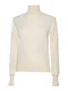 Forte Forte Super Fine Merino Turtleneck In White