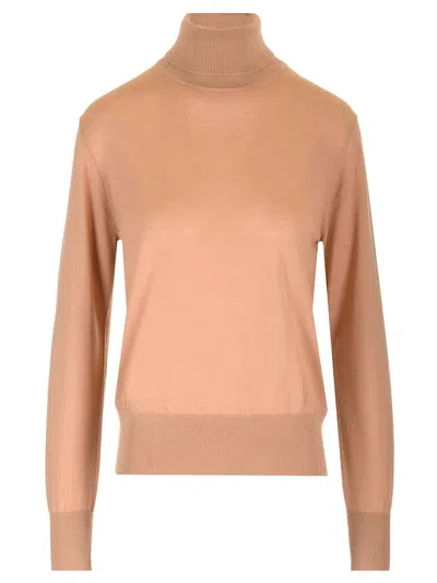 Forte Forte Superfine Merinos Turtleneck Sweater In Brown
