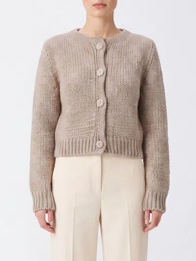 Forte Forte Sweater Woman Color Beige In Brown