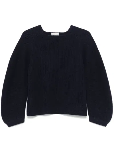 Forte Forte Crescent Moon Sweater In Blue