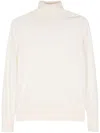 Forte Forte Klassischer Rollkragenpullover In White