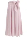 Forte Forte Taffeta Wallet Skirt In Pink